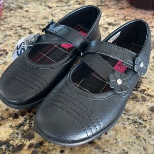 Rachel Shoes, Black Mary Jane Girls Shoes, Size 4
